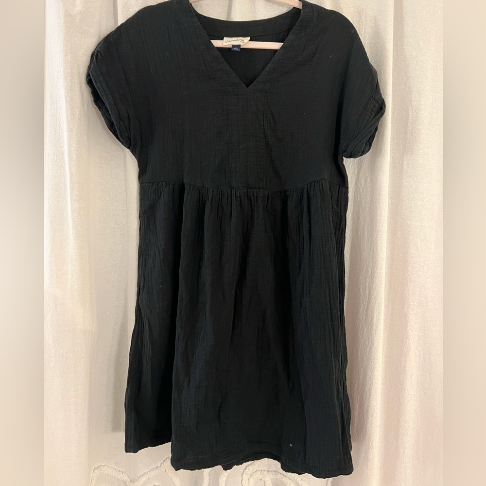 Universal Thread Black Linen Dress